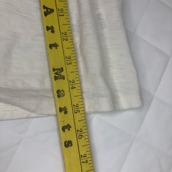 Nation LTD Zeta Top in Cream  100%  Pima Cotton Puff Sleeves Shirt Luxury Sz XL - Picture 8 of 12